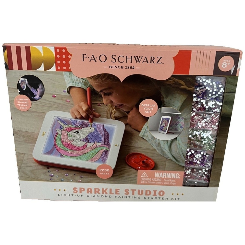 FAO Schwartz Sparkle Studio Light Up Diamond Painting‎